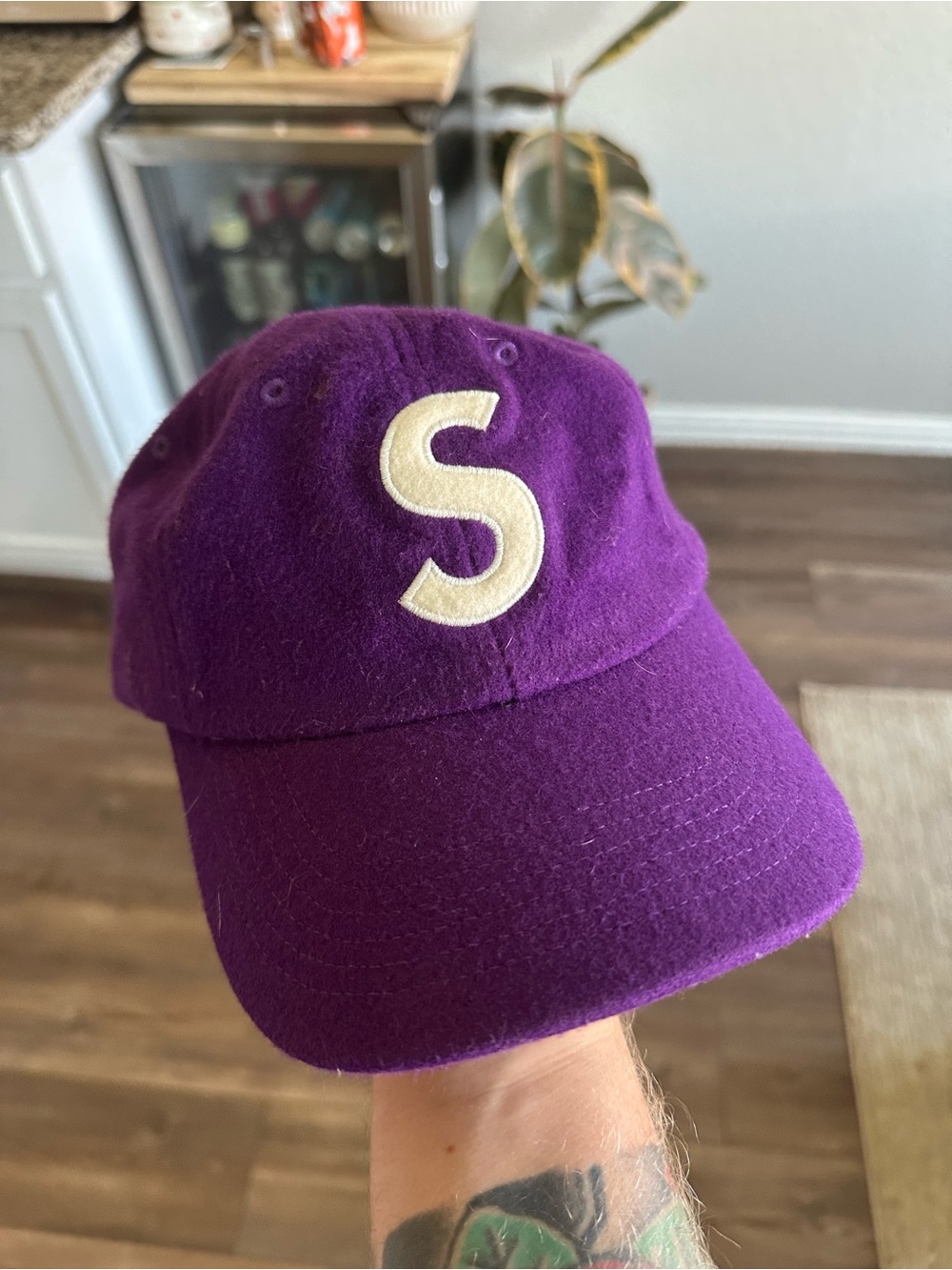 Supreme NY x Loro Piana Italian Wool S Logo Cap RARE